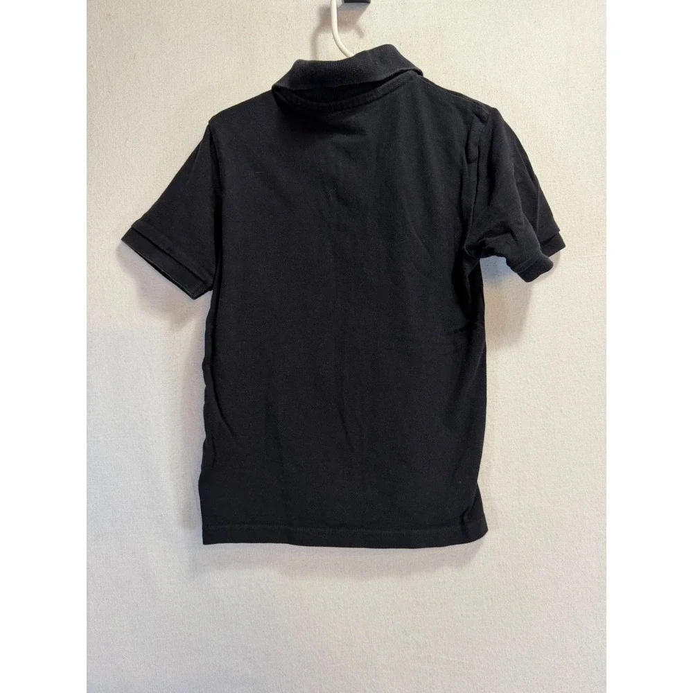 The Childrens Place Boys Navy Blue Short Sleeve Pique Polo Shirt Size S 5/6